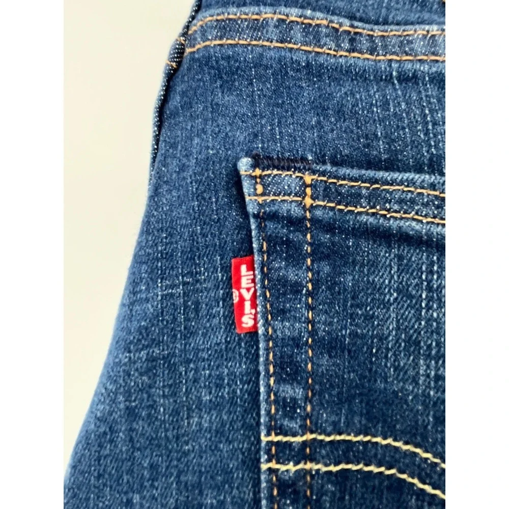 Levi's 511 Slim Fit Premium Jeans Mens W34 L32 Blue Denim 04511-2186 Big E